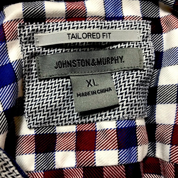 johnston & Murphy XL Tailored ft Checkered Pattern - Picture 7 of 7